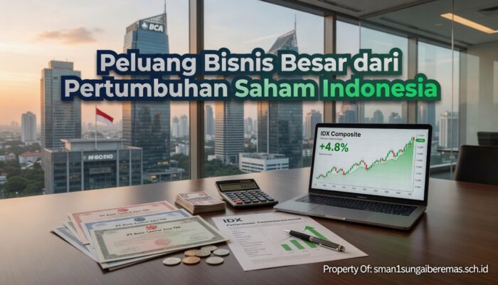 Peluang Bisnis Besar dari Pertumbuhan Saham Indonesia