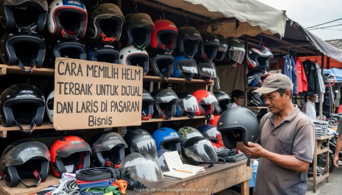 Cara Memilih Helm Terbaik untuk Dijual dan Laris di Pasaran