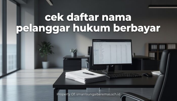 Tips Eksklusif Cek Daftar Nama Pelanggar Hukum yang Jarang Diketahui